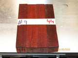 Australian #9 Colonial Red Gum - PEN blanks raw - Packs of 4