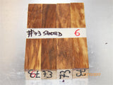 Australian #73 (not yet identified) Spalted wood raw - PEN blanks - Sold in packs