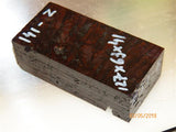 Australian #57 Peppercorn tree burl spalted Stabilized/colours - Knife & other - Sold singly