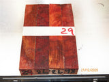 Australian #98 Red Mallee root burl raw - PEN blanks - Sold in packs