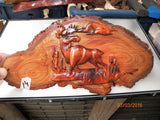 Australian woods carved images/scenes boards/panels - Sold singly