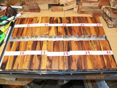 Australian #71st Prune tree NEW wood - PEN blanks raw - Sold in packs