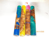 Australian #57 Peppercorn tree burl Resifills-Pen rounded blanks - Sold in packs