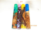 Australian #57 Peppercorn tree burl Resifills-Pen rounded blanks - Sold in packs