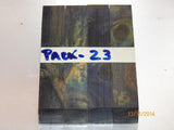 Australian #25 Knotty Pine Stabilized blue PEN blanks- Sold in packs