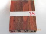 Australian #30 Bottlebrush trunk wood raw - PEN blanks - Sold in packs