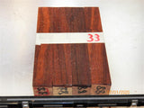 Australian #88st (straigh cut) Brown Mahogany - PEN blanks - Sold in packs