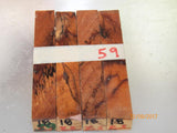 Australian #18-N/Z (New, diagonal cut) Golden Wattle - Sold in packs of 4 blanks