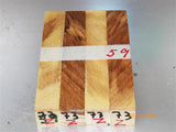 Australian #73-Z (diagonal cut) wood raw - PEN blanks - Sold in packs