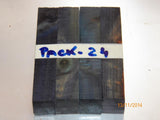 Australian #25 Knotty Pine Stabilized blue PEN blanks- Sold in packs