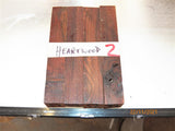 Australian #57st (straigh cut) Peppercorn Heartwood raw- PEN blanks - Sold in packs