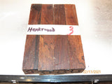 Australian #57st (straigh cut) Peppercorn Heartwood raw- PEN blanks - Sold in packs