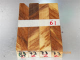 Australian #73-Z (diagonal cut) wood raw - PEN blanks - Sold in packs