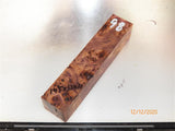 Australian #10B Poplar tree Burl STABILISED-Various colours-Knife handles blanks - Sold singly