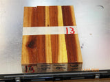 Australian #16 Black Wattle 2 Tone wood raw - PEN blanks - Sold in packs