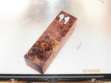 Australian #10B Poplar tree Burl STABILISED-Various colours-Knife handles blanks - Sold singly