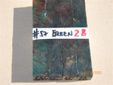 Australian #57 new Peppercorn spalted burl - Stabilized multi-colours - PEN blanks - Sold in packs