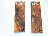 Australian #22 Olive root wood high grain Resifills - Small boards - Sold singly