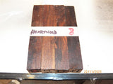 Australian #57st (straigh cut) Peppercorn Heartwood raw- PEN blanks - Sold in packs