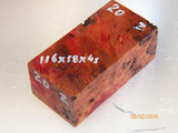 Australian woods Stabilized/dyed  e-cigs blanks/blocks - Mixed woods - Sold singly