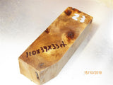 Australian #10B Poplar tree Burl STABILISED-CLEAR- Knife handles blanks - Sold singly