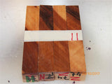Australian #74-Z (diagonal cut) McIntosh Apple tree wood (aged) - PEN blanks - Sold in packs
