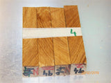 Australian #94-Z (diagonal) Live-Oak tree wood raw - PEN blanks - Sold in packs