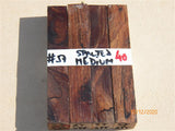 Australian #57 Peppercorn burl HEAVY spalted Stabilised PEN blanks - Sold in packs