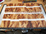 Australian #86z (diagonal cut) Scribbly Gum - PEN blanks - Sold in packs