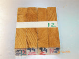 Australian #94-Z (diagonal) Live-Oak tree wood raw - PEN blanks - Sold in packs