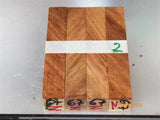 Australian #67-Z (diagonal cut) Carob tree wood - PEN raw blanks - Sold in packs of 4