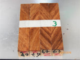 Australian #67-Z (diagonal cut) Carob tree wood - PEN raw blanks - Sold in packs of 4