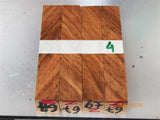 Australian #67-Z (diagonal cut) Carob tree wood - PEN raw blanks - Sold in packs of 4