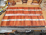 Australian #3 Pink/Rose Gum Burl- PEN blanks - Sold in packs