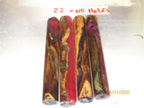 Australian #44 stabilized VINE Shiraz Red Rounded Resifills PEN blanks - No borer holes - Sold in packs