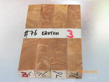 Australian #76 SA Ironwood Crotch wood (local) - PEN blanks raw - Sold in packs