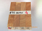 Australian #76 SA Ironwood Crotch wood (local) - PEN blanks raw - Sold in packs
