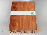 Australian #67st Carob tree wood - PEN raw blanks - Sold in packs of 4