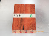 Australian #3 Pink/Rose Gum Burl- PEN blanks - Sold in packs