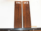 #99st Pheasant wood- Stabilised KNIFE handle scales bookmatched- Sold in pairs (1)