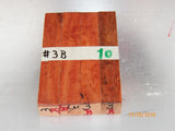 Australian #3 Pink/Rose Gum Burl- PEN blanks - Sold in packs