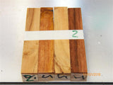 Australian #5 Yellow Gum tree wood - PEN raw blanks - Sold in packs of 4