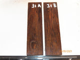 #99st Pheasant wood- Stabilised KNIFE handle scales bookmatched- Sold in pairs (1)