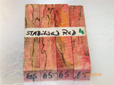 Australian #65 Sugar Gum tree Spalted -Stabilised PEN blanks - Sold in packs