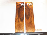 #99st Pheasant wood- Stabilised KNIFE handle scales bookmatched- Sold in pairs (1)