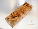 Australian #10B Poplar tree Burl STABILISED-CLEAR- Knife handles blanks - Sold singly