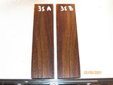 #99st Pheasant wood- Stabilised KNIFE handle scales bookmatched- Sold in pairs (1)