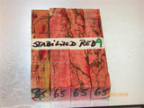 Australian #65 Sugar Gum tree Spalted -Stabilised PEN blanks - Sold in packs