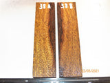 #99st Pheasant wood- Stabilised KNIFE handle scales bookmatched- Sold in pairs (1)