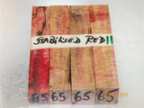 Australian #65 Sugar Gum tree Spalted -Stabilised PEN blanks - Sold in packs